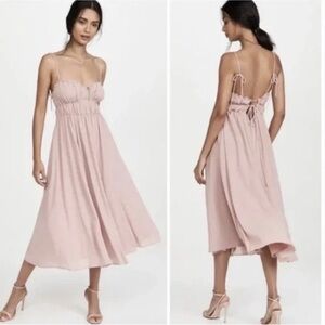 OPT One Pretty Time Backless Pink Dress